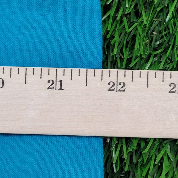 Vintage 80s Army Wife Cropped Shirt Womens XL 22x18 Blue - Picture 4 of 12